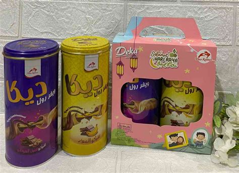 Jual Cod Parcel Deka Wafer Roll Gift Box Paket Atau Dus Isi