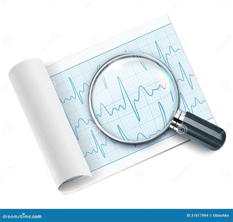 Cardiogram Stock Vector Illustration Of Monitor Attack 31817994