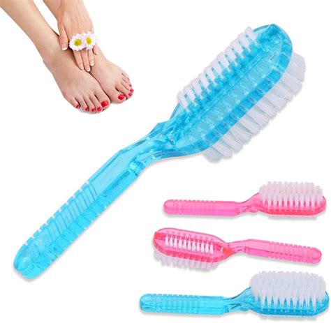 Amazon Fingernail Scrub Brush Toe Cleaning Brush Handle Grip Nail