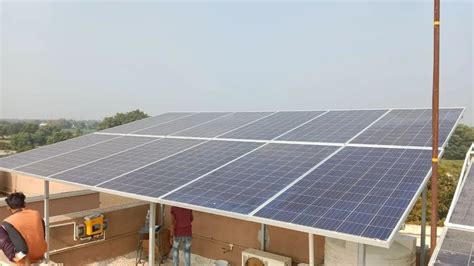 Inverterstructure Grid Tie 4 Kw Solar Rooftop System With Subsidy For Residential In Mahesana