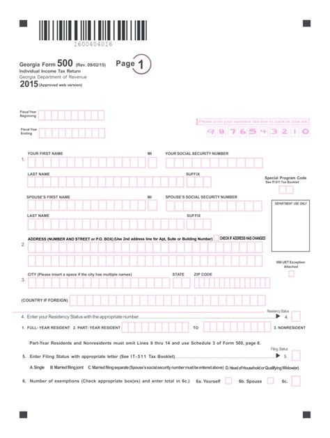 Ga Dor Fill Out Tax Template Online Us Legal Forms