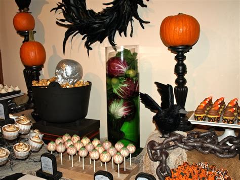 a. party style: halloween dessert table