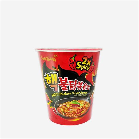 Samyang X Spicy Hot Chicken Flavor Ramen Noodles Cup G Korean Mart