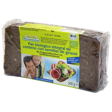Био пълнозърнест хляб със слънчогледови семки 500г, Местемахер - Моята ...