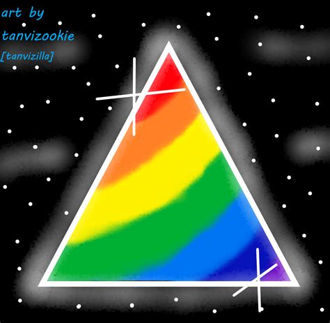 Shiny Rainbow Pyramid By Tanvizookie On Deviantart