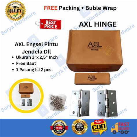 Jual AXL 3 INCH SN Engsel Pintu Jendela Rumah Kamar Lemari TEBAL