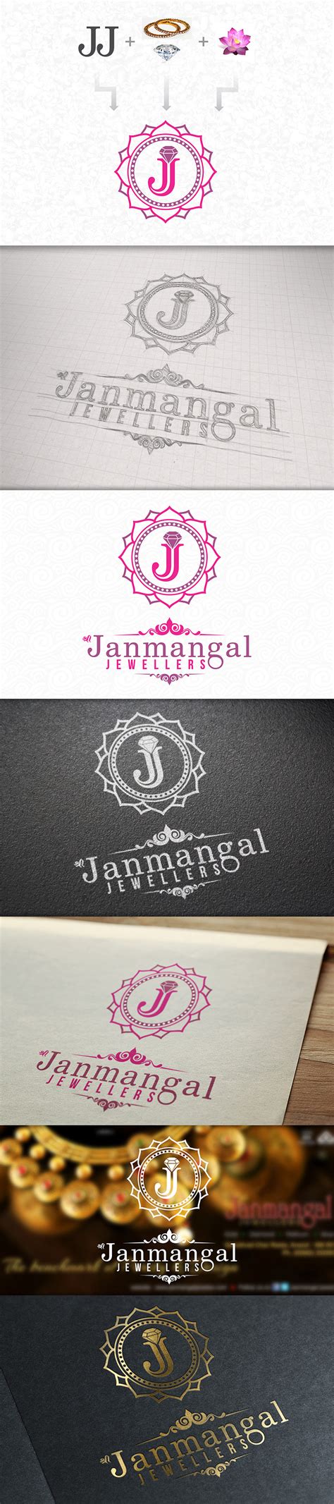 jewellers logo design  behance
