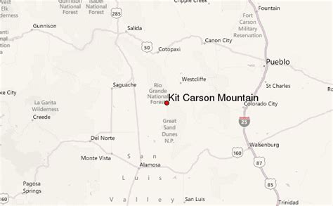 Kit Carson Trail Map