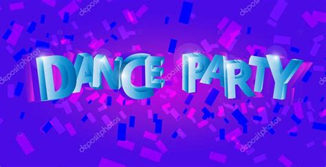 Dance party flyer, musical background, vector Stock Vector Image by ...