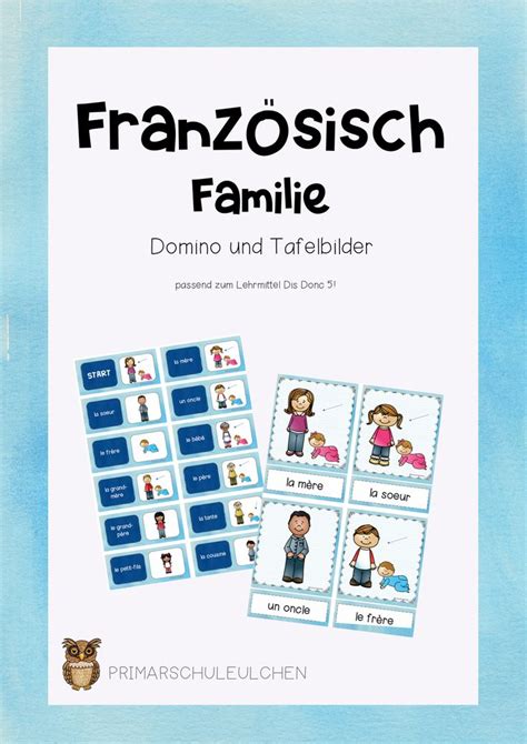 Familie Franz Sisch Domino Und Tafelkarten Dis Donc