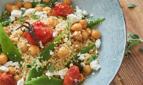 Couscous Con Taccole Datterini Al Forno Ceci E Feta Zorbas Couscous