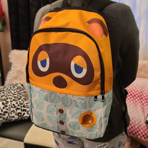 Animal Crossing Tom Nook Backpack School Bag Etsy