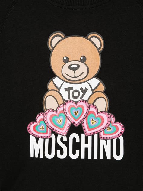 MOSCHINO BAMBINO Teddy Bear Print Sweatshirt ShopStyle In 2022 Bear