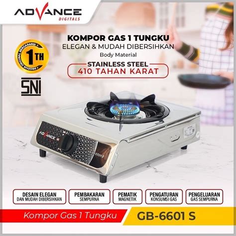 Jual Kompor Gas Tungku Advance Gb S Gb S Body Full