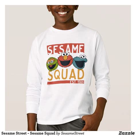 Sesame Street - Sesame Squad T-Shirt. Personalize your very own Sesame ...