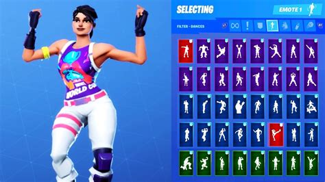 NEW Fortnite World Warrior Skin Showcase With All Dances Emotes