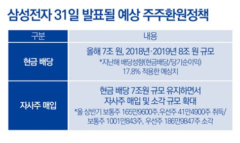 삼성전자 주주환원 배당자사주 매입에 올해만 18조···3년간 매년 8조 규모 현금배당 뉴스웨이