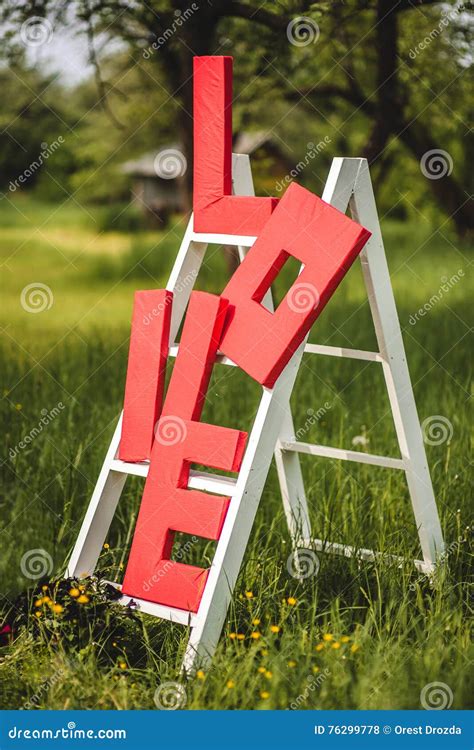 Red Word Love Ladder Stock Photos - Free & Royalty-Free Stock Photos ...