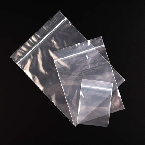 TUPARKA 3 Sizes 300pcs Grip Seal Bags Small Clear Plastic Bags Zip