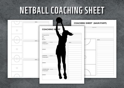 Netball Coaching Sheet Netball Practice Plan Netball Game Day