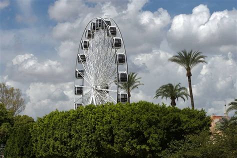 Las vistas desde la noria panorámica de la Feria de Murcia La Verdad