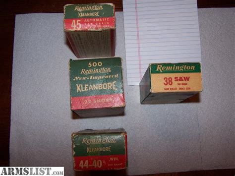 Armslist For Sale 4 Empty Vintage Ammo Boxes Remington