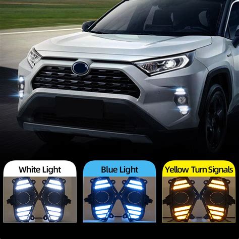 DRL For Toyota RAV4 2019 2020 LED Daytime Running Light Waterproof With