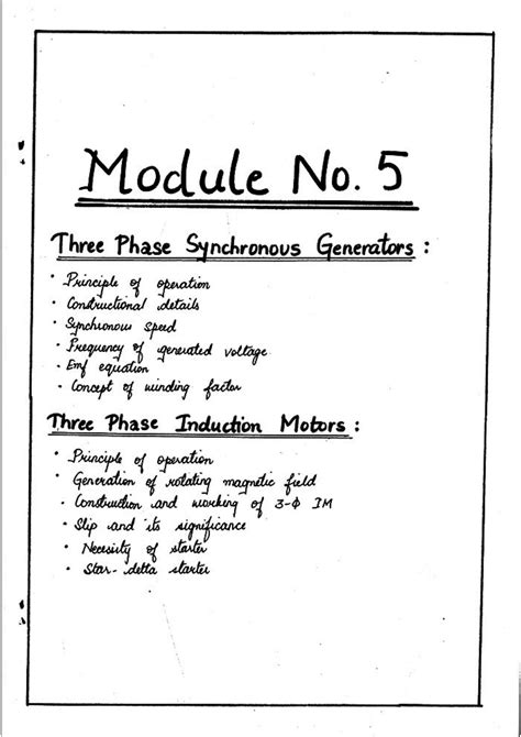 Solution Synchronous Generators Notes Studypool