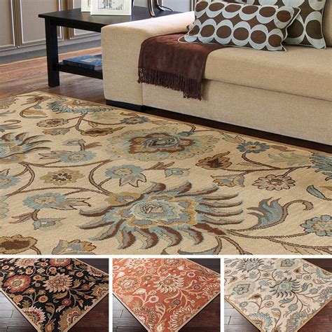 Hand Tufted Alameda Traditional Floral Wool Area Rug 9 X 12