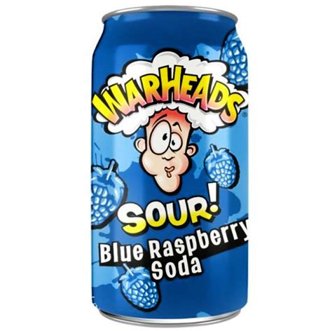 Warheads Sour Blue Raspberry Soda Epic Food Supply