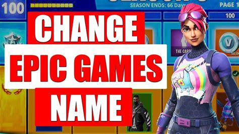 How To Change Your Epic Games Username 2024 YouTube