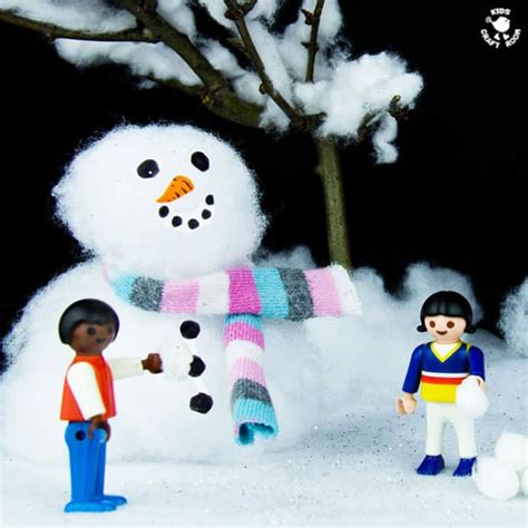 Small World Snow Scene - Kids Craft Room