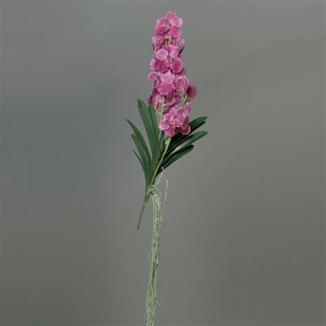 DPI Orchidée artificielle vanda rose vif H 80 cm Gamm vert