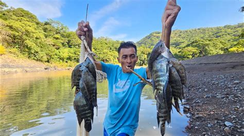 Pescando Mojarras En El Rio Torola El Salvador YouTube