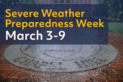 Are You Carolina Ready Severe Weather Preparedness Week March