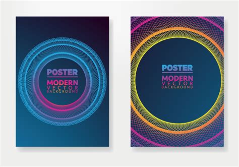 Abstract Poster Template Brochure And Letterhead Template Design For