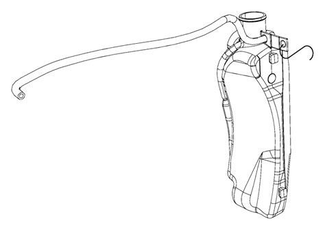 Jeep Wrangler Bottle Coolant Recovery Engine Expansion 68091500AD