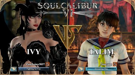 SoulCalibur VI Panchomx3837 Ivy VS Amesang Talim Xbox Series X