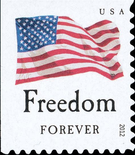 Modern U S Stamps Scott 4641 4644 Forever Four Flags