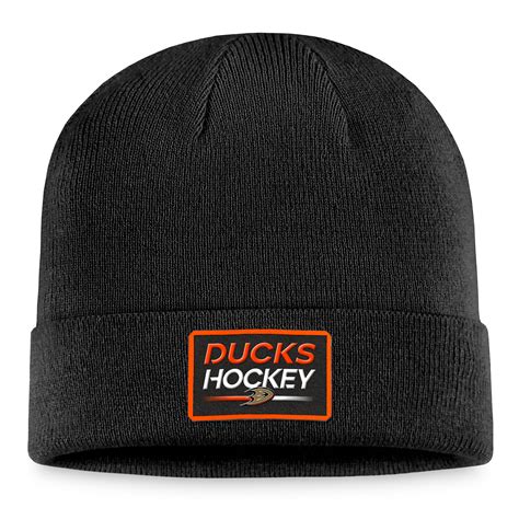 Anaheim Ducks Authentic Pro Prime Cuffed Beanie Unisex Rebel Sport