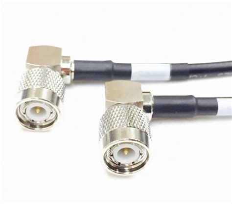 Tnc Male Right Angle To Tnc Male Right Angle Lmr 195 Times Microwave C Custom Cable Connection