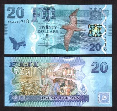 Bankbiljetten A Fiji Dollars Unc Hansmunt