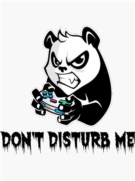 Do Not Disturb Me Sticker For Sale By Waref86 Redbubble