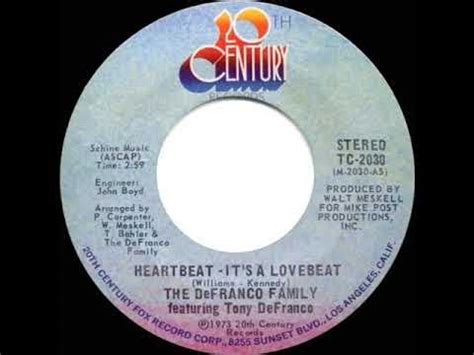 The DeFranco Family - Heartbeat - It’s A Lovebeat (1973) - YouTube