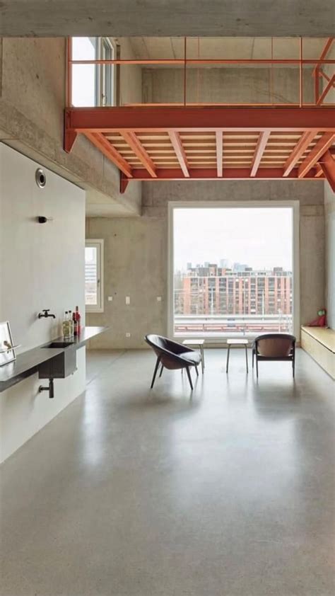 Brutalist Duplex Apartment In De Riverside Tower Studio Okami