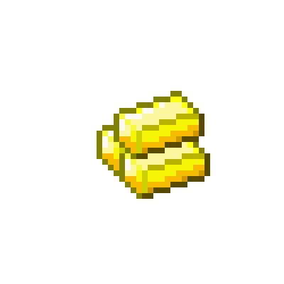 Gold Bar Pixel Art