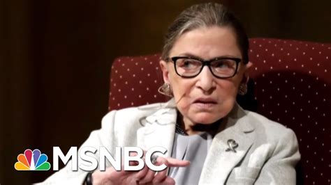 Ruth Bader Ginsburg Returns To Supreme Court After Lung Cancer Surgery Hallie Jackson Msnbc