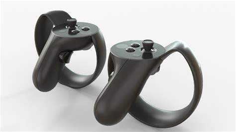 Artstation Oculus Rift With Controllers And Sensors Game Assets