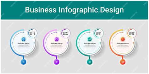 Premium Vector Modern Vector Gradient Business Infographic Element