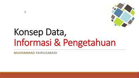 Contoh Data Informasi Dan Pengetahuan Koleksi Gambar